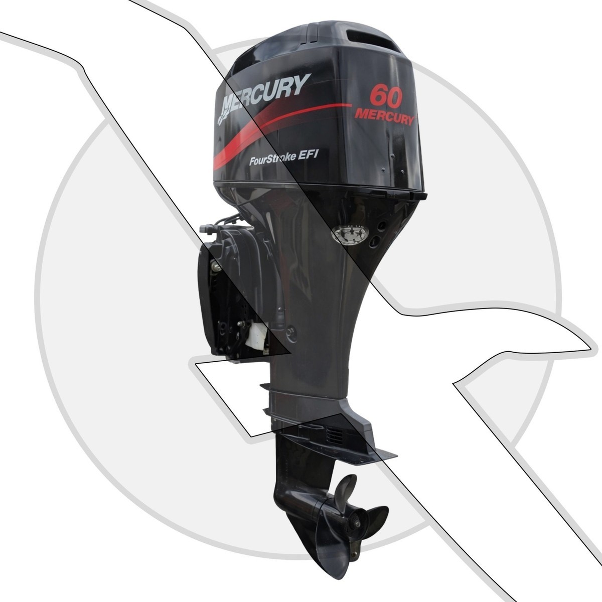 Mercury 60HP EFI 4T Usado